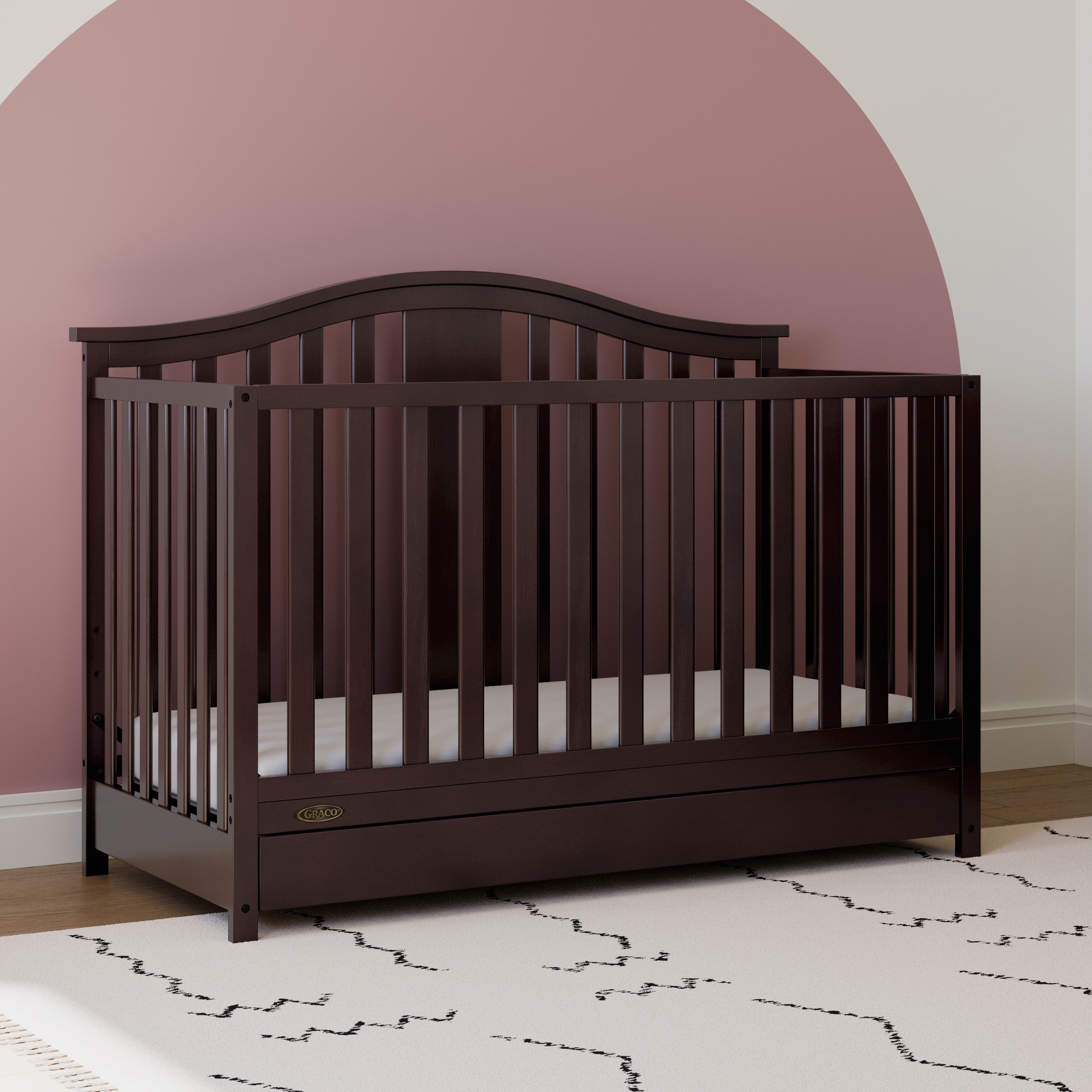 Graco Solano 4-in-1 Convertible Crib with Storage & Reviews | Wayfair